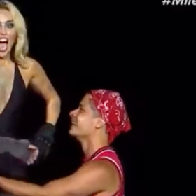 Miley Cyrus has the most honest reaction after onstage, gay marriage proposal