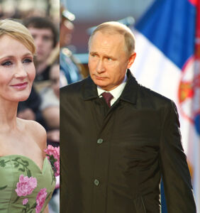 JK Rowling gets a glowing review by Vladimir Putin for her vile transphobic leanings