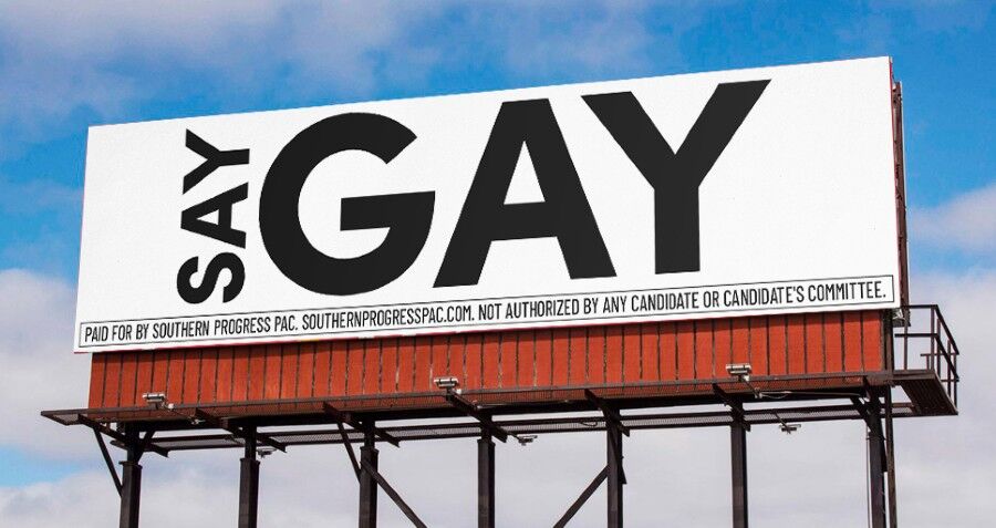 These big gay billboards are heading to Florida … and Don Jr pic