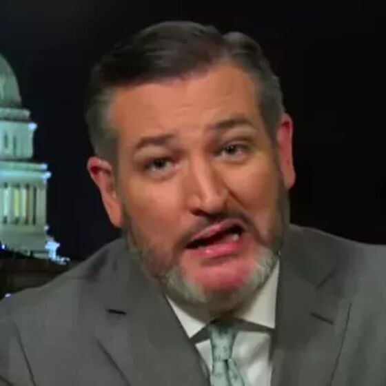 Ted Cruz is wetting the bed over violent left wing extremists that don't exist