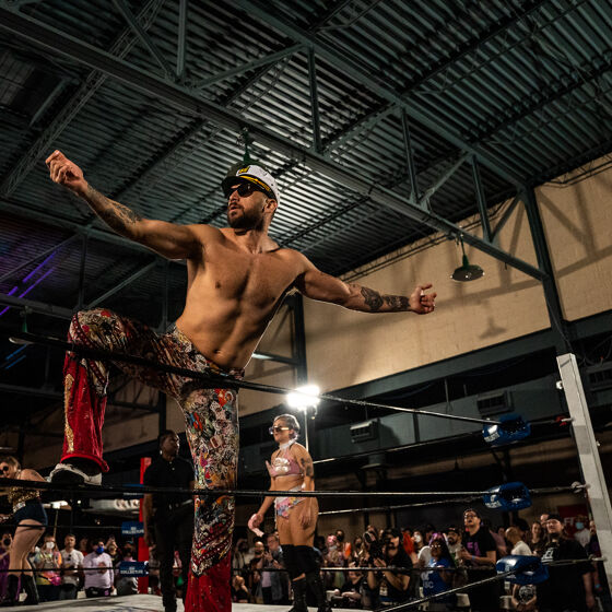 PHOTOS: Queer wrestlers face off in Dallas for a good cause