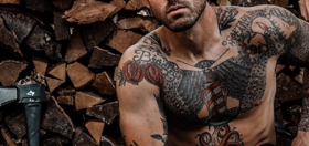 Meet Thor, the hunky tatted up lumberjack who’s going viral for splitting wood