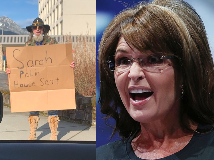Sarah Palin appears to be courting the homeless vote in longshot bid for Congress