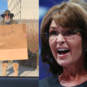 Sarah Palin appears to be courting the homeless vote in longshot bid for Congress
