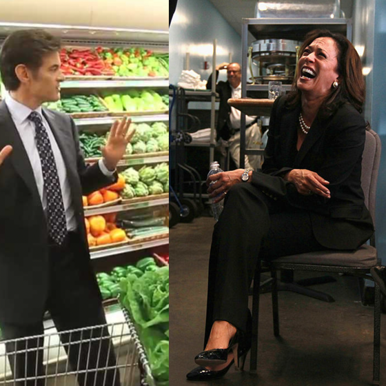 Dr. Oz blasts Kamala Harris for the rising cost of crudité in stupidest attack ad ever