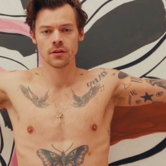 Harry Styles strips down to underwear in video for new song