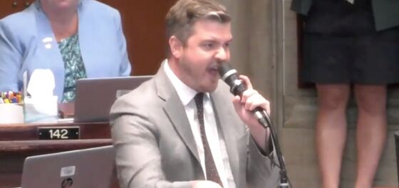 Gay, Democrat lawmaker gives scathing speech, blasting GOP colleague