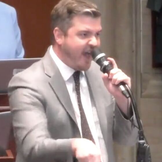 Gay, Democrat lawmaker gives scathing speech, blasting GOP colleague