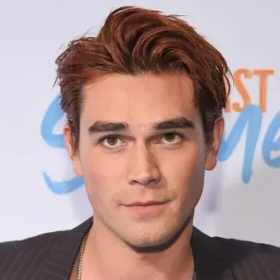 KJ Apa strikes a pose in latest thirst trap… or is it his alter ego “Fifi”?