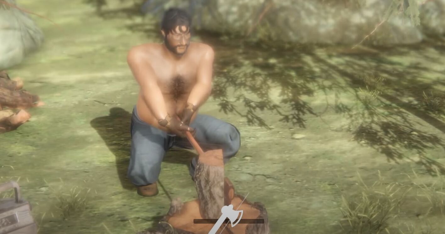 Your favorite new game is about a sweaty, stripping lumberjack chopping wood