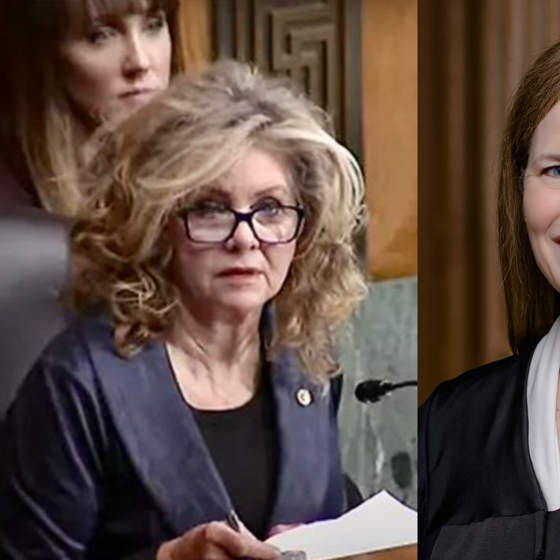 Marsha Blackburn has some thoughts about Amy Coney Barrett’s cult and we’re all a little dumber now