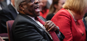 Clarence Thomas wastes literally no time using Roe decision to attack gay rights
