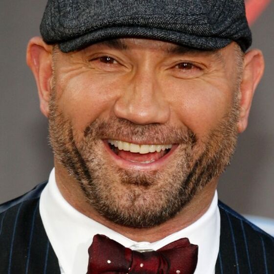 Dave Bautista reveals “embarrassment” at having this actor’s face tattooed on his thigh