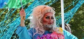 Drag queen shares inspiring story of standing up to a bigot at family Pride event