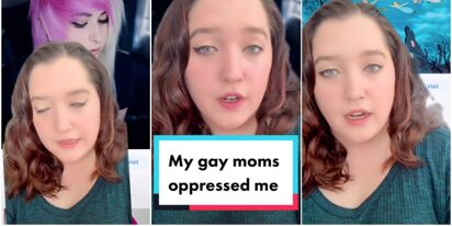 TikToker jokes she was “oppressed” by gay parents in viral video, has perfect response for homophobes