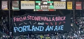 You must see this highly unusual Pride display at an Oregon soccer game