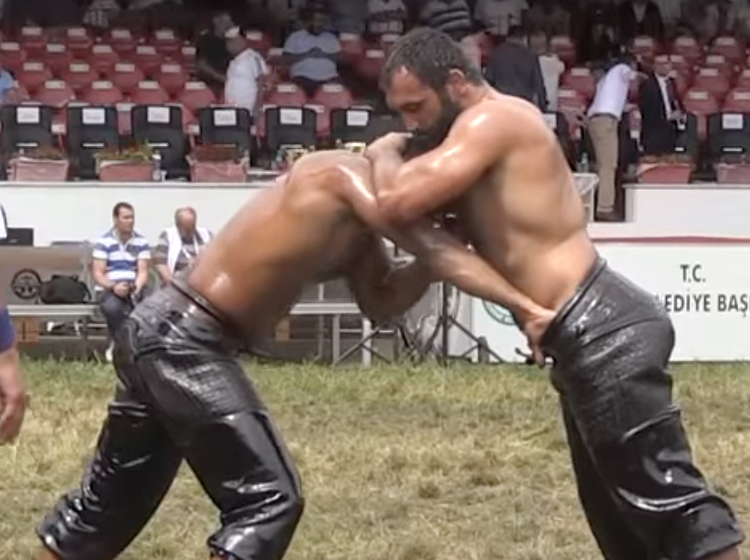 WATCH: Thousands of oiled-up men wrestle in annual Turkish festival