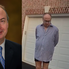 You can’t unsee this image of Jeffrey Clark standing in his panties while the FBI raids his home