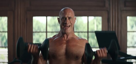 Let’s all take a moment to watch Chris Meloni do squats and crunches with no clothes