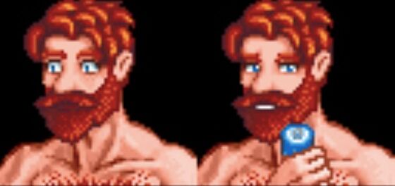 Gaming mod turns shy blacksmith of “Stardew Valley” into a red-hot shirtless bear daddy