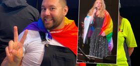 Adele makes fan’s dreams come true after asking to borrow his pride flag