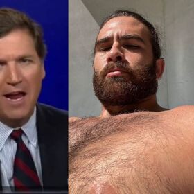 Tucker Carlson is a little too into this leftist hunk’s thirst traps in hilarious video edit