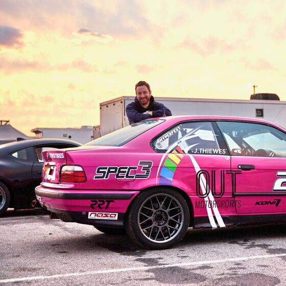 Out Motorsports’ Jake Thiewes on the power of bringing queer visibility to car enthusiasts