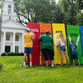 Community rallies around queer-friendly church after it gets defaced by homophobic vandals