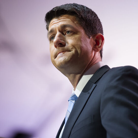 Literally nobody is buying “sobbing” Paul Ryan’s latest attempt at a rebrand