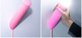 This phallic-looking lamp has lit up Twitter… but the fleshy pink design is just the tip