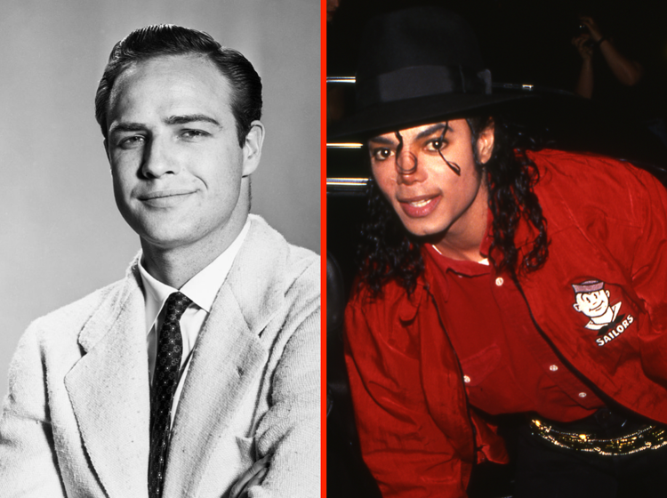 About that time Marlon Brando confronted Michael Jackson about his sexuality…