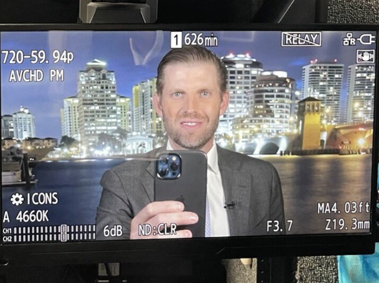 Eric Trump accidentally shares WiFi network and password during whiny Fox News appearance