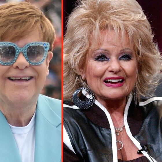 Elton John is gifting us with a Britney collab AND a Tammy Faye musical?! Praise the Lord!!