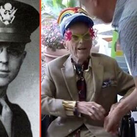 This 100-year-old veteran ‘Twink’ had “the best birthday ever,” as he deserves!