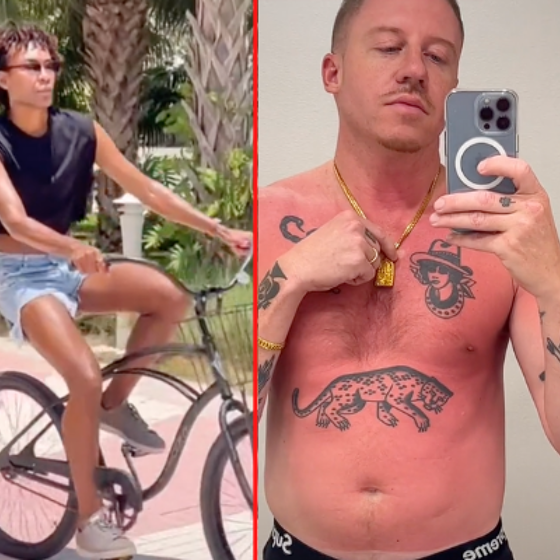 Macklemore’s tough sunburn, a hotel for gays, & sitting like a straight guy