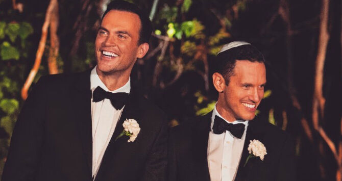 Cheyenne Jackson and husband post heartwarming tributes to each other