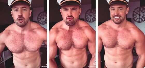 Mr. Gay Europe serves up the best pec bounce you’ll see all week