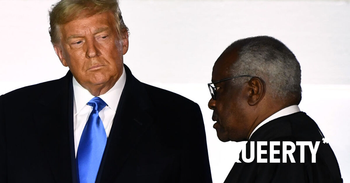 Trump basically just asked Clarence Thomas for a bro job and it looks like it’s gonna happen