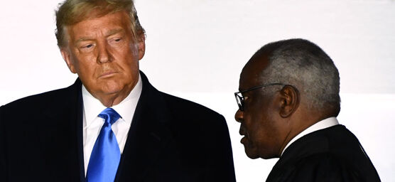 Trump basically just asked Clarence Thomas for a bro job and it looks like it’s gonna happen