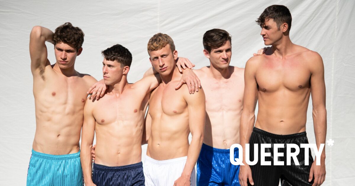 Meet the sexy shirtless stars of gay sports drama ‘The Swimmer’
