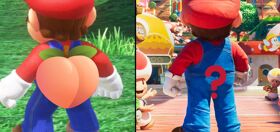 Everyone on the internet is wondering where Mario’s butt went