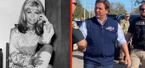 Ron DeSantis gets dragged for stealing Nancy Sinatra’s iconic look with knee-high white boot getup