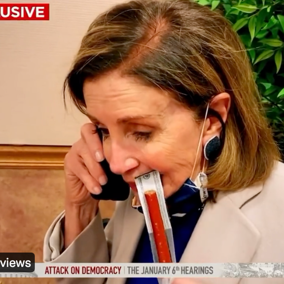 People can’t get enough of Nancy Pelosi biting into a meat stick and saying she wants to punch Trump out