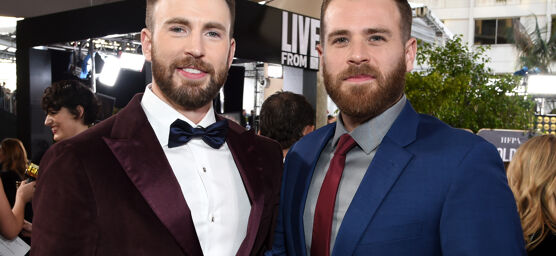 Chris and Scott Evans (a.k.a. the world’s hottest two-man GSA) tag team for a very queer cause