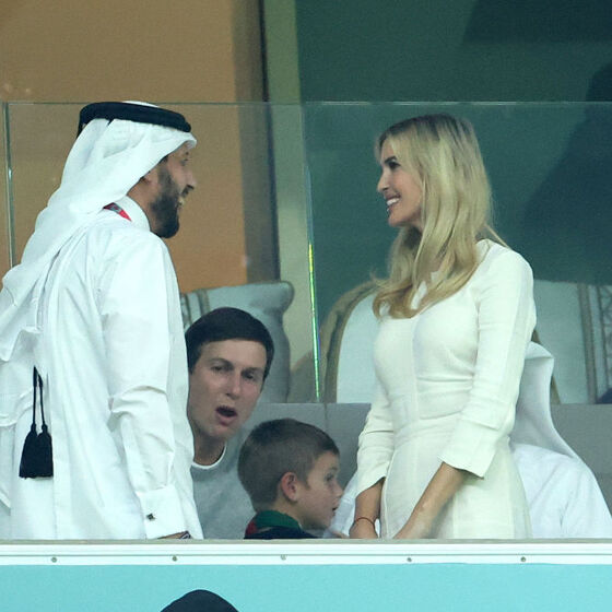 Ivanka spent Thanksgiving rubbing elbows with homophobes at the World Cup because of course she did