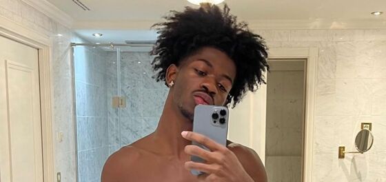 Lil Nas X’s new barely covered bath pics have his followers bubbling over