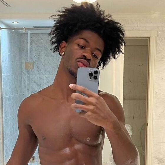 Lil Nas X’s new barely covered bath pics have his followers bubbling over