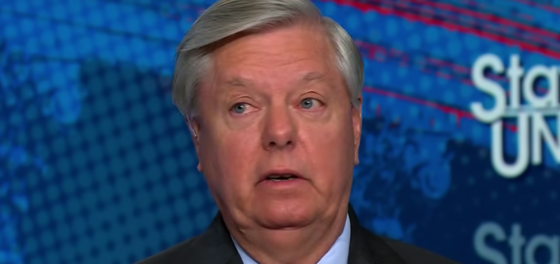 Lindsey Graham was just caught being a very naughty boy