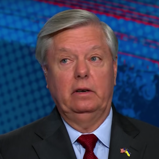 Lindsey Graham was just caught being a very naughty boy