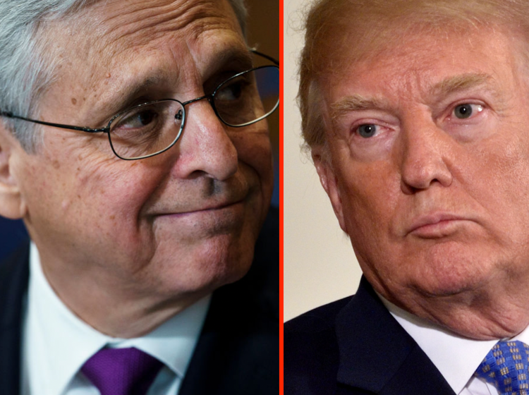 Looks like Trump’s “big announcement” next week is ruined and–oh crap!–now Merrick Garland’s back